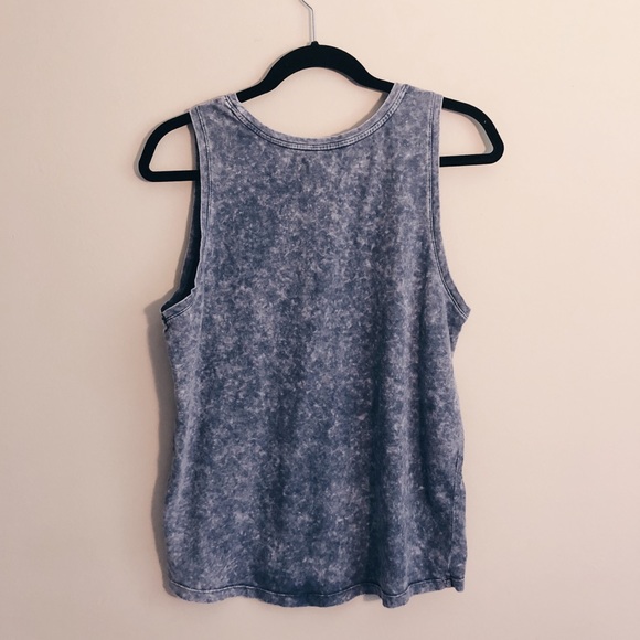 If It Were Me | Acid Wash, Distressed Tank Top - Picture 3 of 4